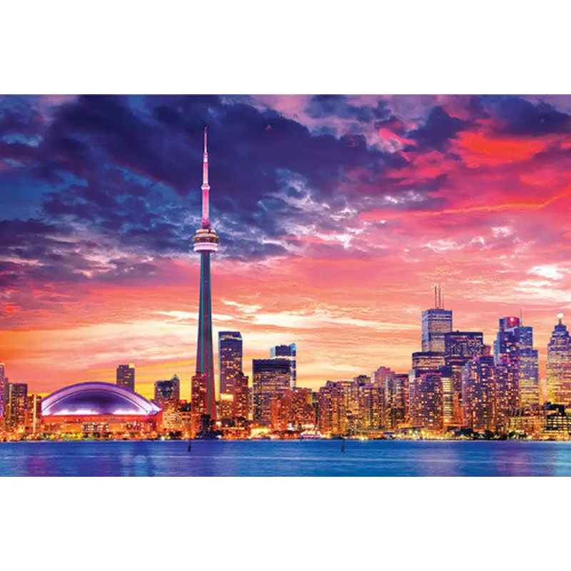 Toronto, Ontario, Canada Downtown Skyline at Sunset Poster - Eurographics Inc.