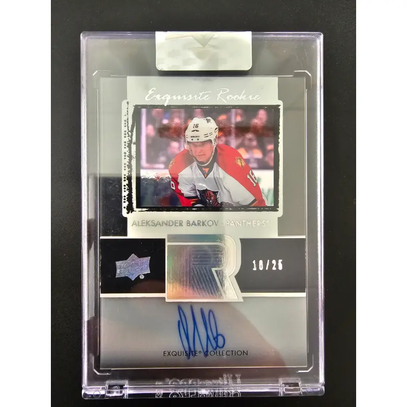 2020-21 Upper Deck Clear Cut 03-04 Exquisite Collection Aleksander Barkov #ETAB /25