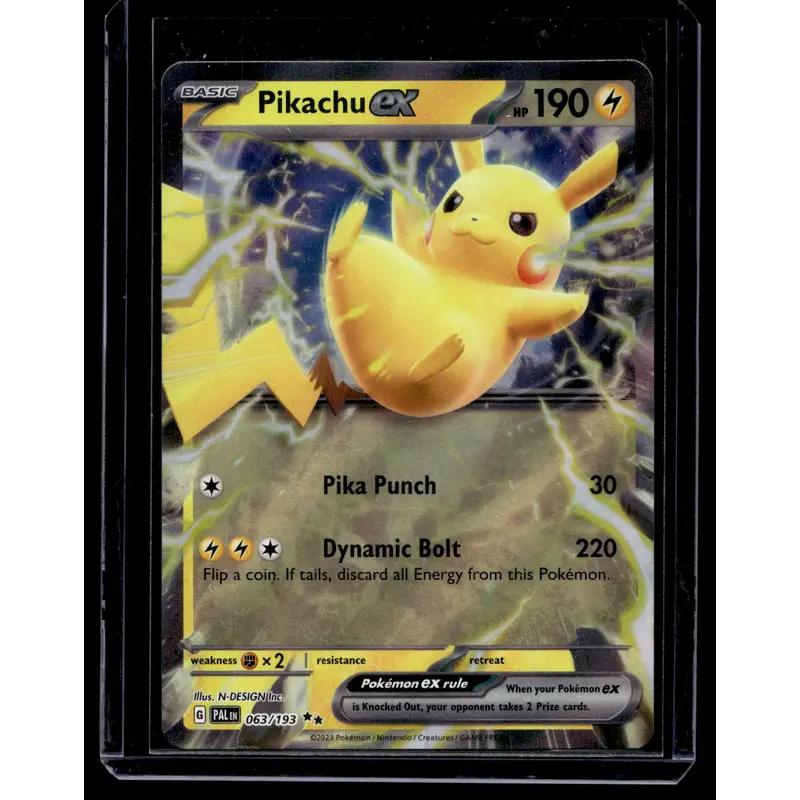 2023 Pokemon - Scarlet & Violet - Paldea Evolved - Pikachu ex #063