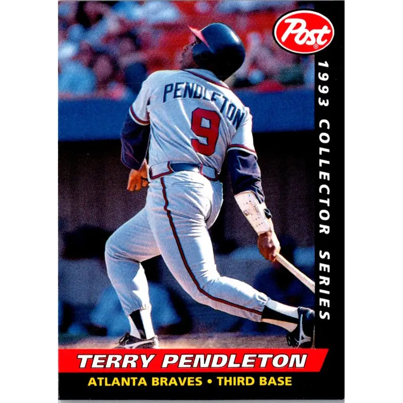 1993 Post Cereal Terry Pendleton #17
