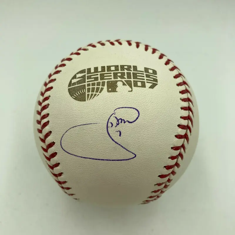 J.D. Drew Signed 2007 World Series Baseball Boston Red Sox MLB Authentic Holo