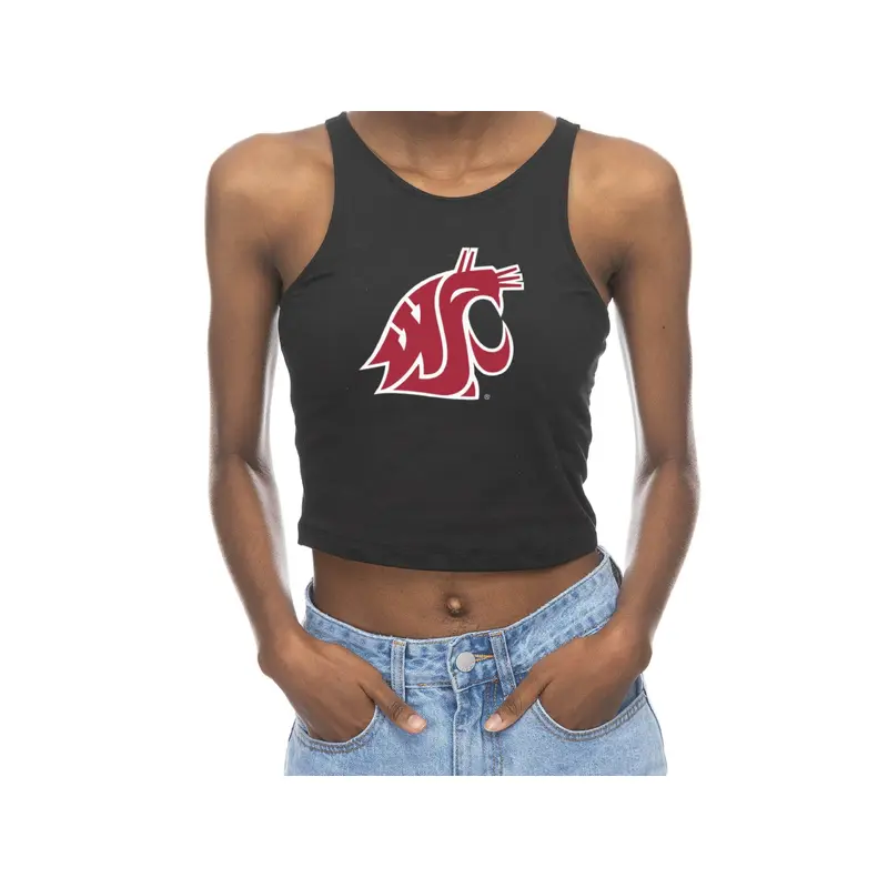 Black WSU First Down Tank Top