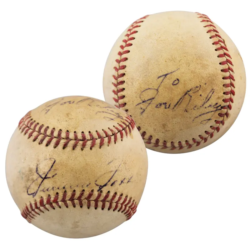 Red Sox Jimmie Foxx Authentic Signed Baseball Autographed JSA #ZZ21175