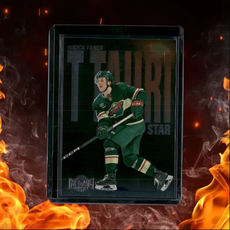 2023-24 SkyBox Metal Universe Brock Faber T Tauri Star (A) Rookie #TTP-4