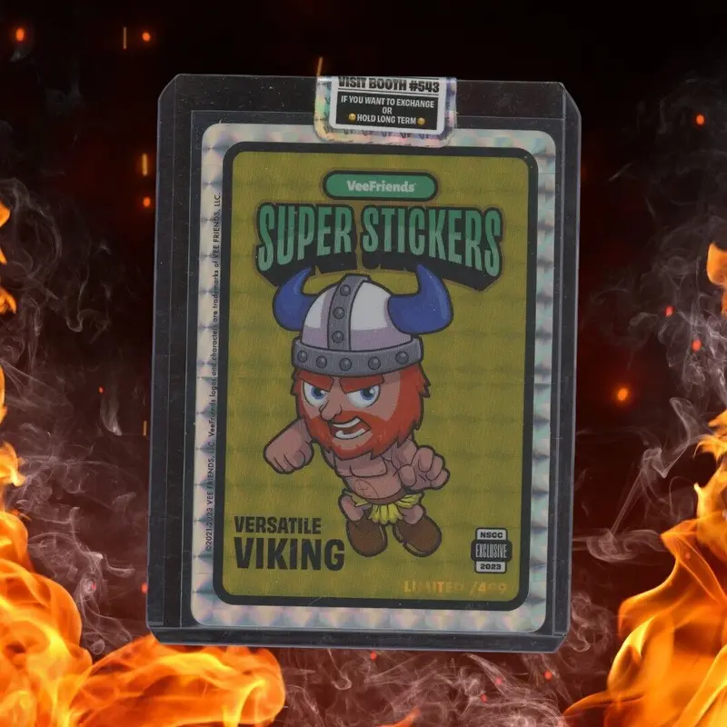 2023 VeeFriends NSCC Exclusive VERSATILE VIKING Super Stickers /499