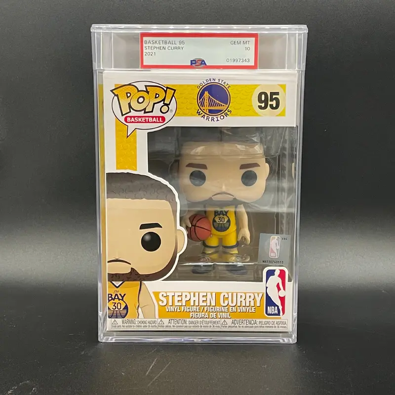 Stephen Curry Encapsulated Funko Pop #95 PSA GEM MT 10 Warriors