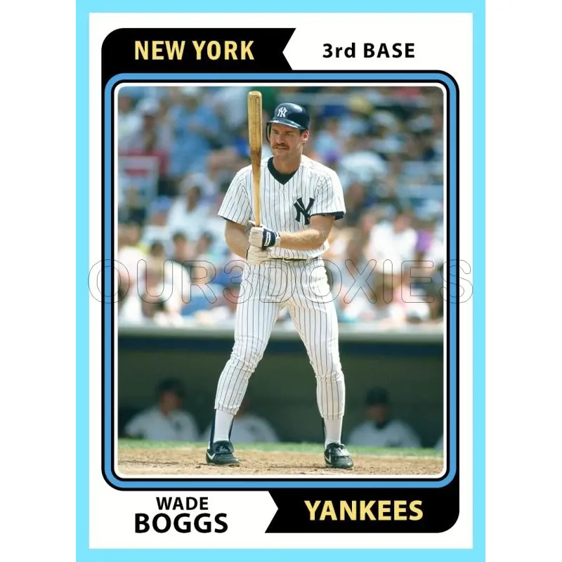 Wade Boggs 1974 Topps Custom Card - 4801