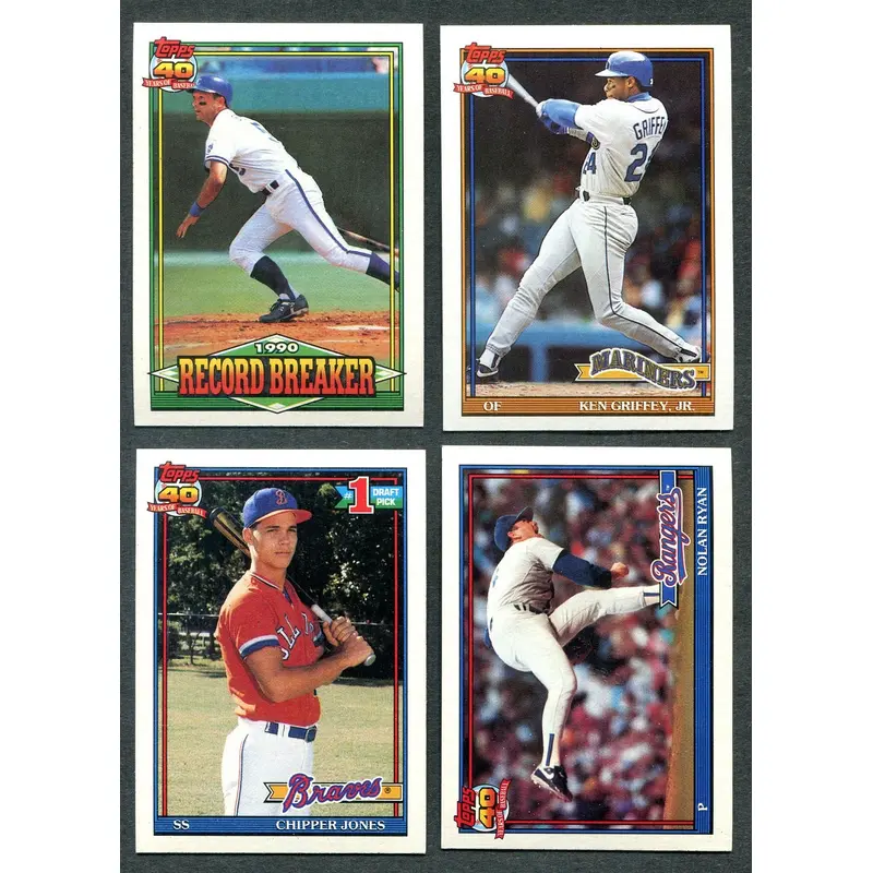 1991 Topps Baseball Complete Set NM/MT (792) (23-337)
