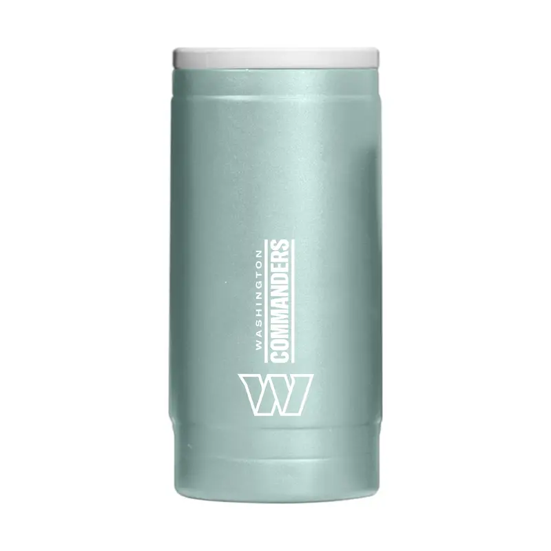 Washington Commanders  Vertical Powder Coat Slim Can Coolie