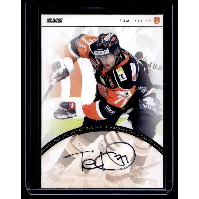 2013-14 SHL Signatures - Tomi Kallio