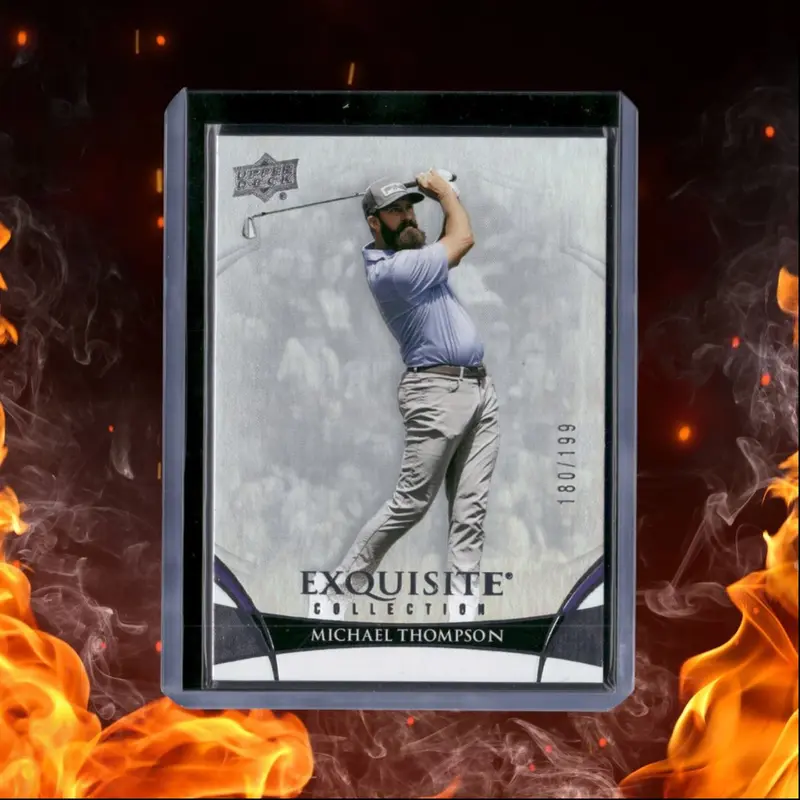 2024 Upper Deck Portfolio Golf Michael Thompson Exquisite Collection 180/199