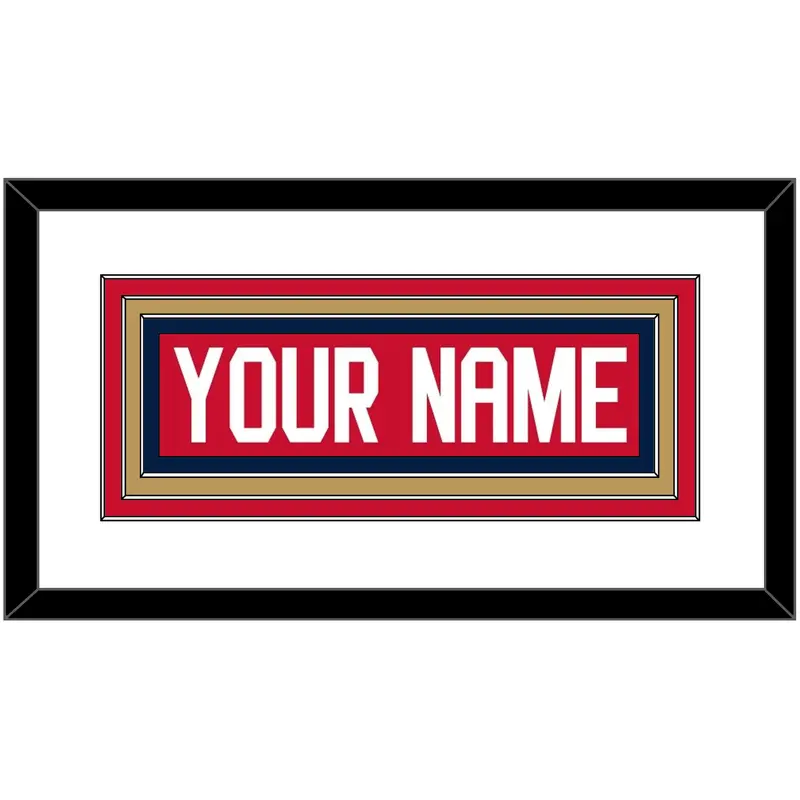 Florida Nameplate - Home Red - Triple Mat 1