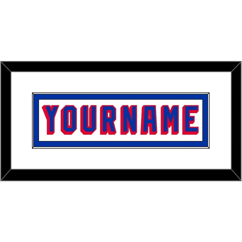 New York Nameplate - Home White (1978-1990) - Single Mat 1