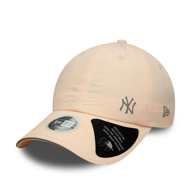 New York Yankees Womens MLB Flawless Pastel Pink Pony Tail Adjustable Cap