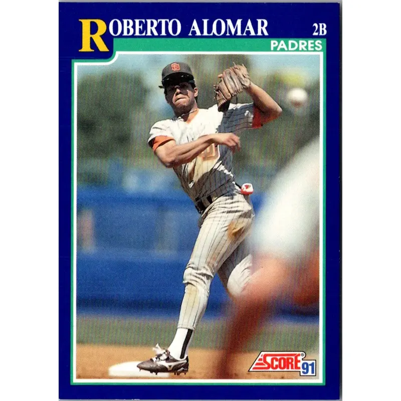 1991 Score Roberto Alomar #25