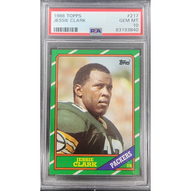 Jessie Clark 1986 Topps #217 PSA 10 Gem Mint