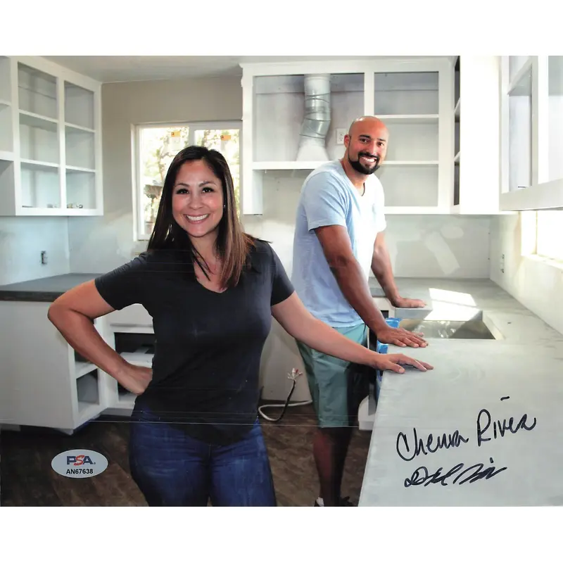 David and Chenoa Rivera signed 8x10 photo PSA/DNA Autographed