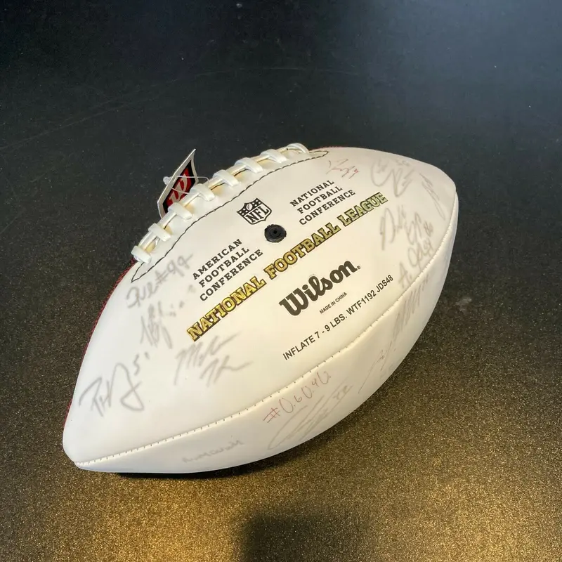 2011 Indianapolis Colts Team Signed Autographed Football