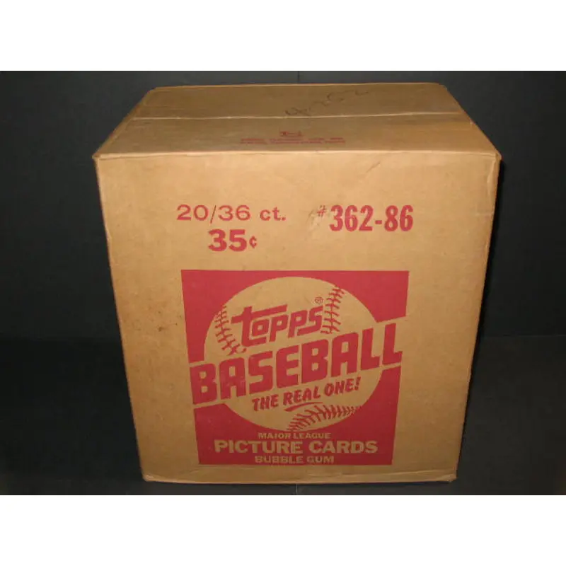 1986 Topps Baseball Unopened Wax Case (20 Box)