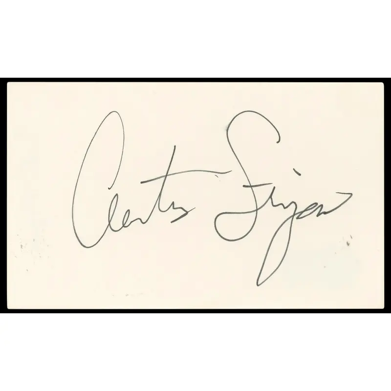 Curtis Stigers Authentic Signed 3x5 Index Card Autographed BAS #BN33242