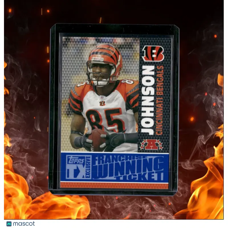 2007 Topps TX Chad Johnson Franchise Winning Ticket Blue 08/25 #FW-CJ