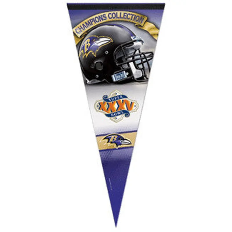 Baltimore Ravens Super Bowl XXXV Champions EXTRA-LARGE Premium Pennant