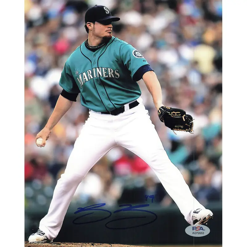 Blake Beavan signed 8x10 photo PSA/DNA Seattle Mariners Autographed
