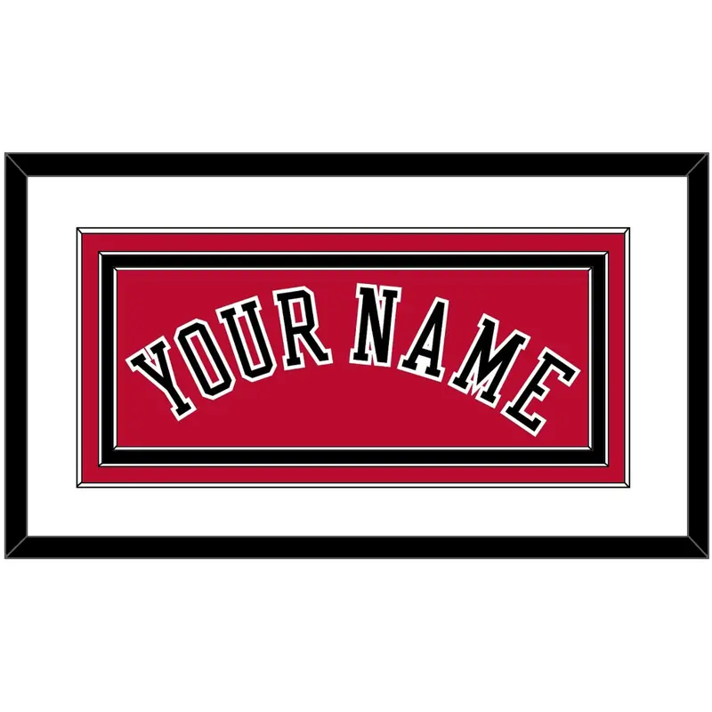 Chicago Name - Road Red (1986-2017) - Triple Mat 1