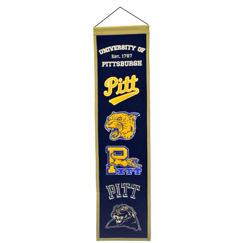 Pittsburgh Panthers Logo Evolution Heritage Banner