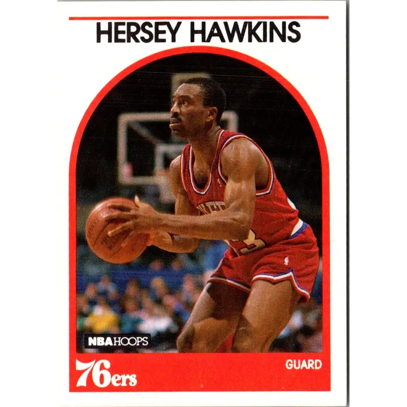 1989 Hoops Hersey Hawkins #137 Rookie