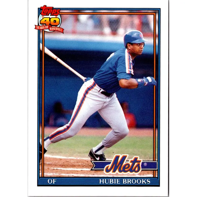 1991 Topps Traded Hubie Brooks #14T