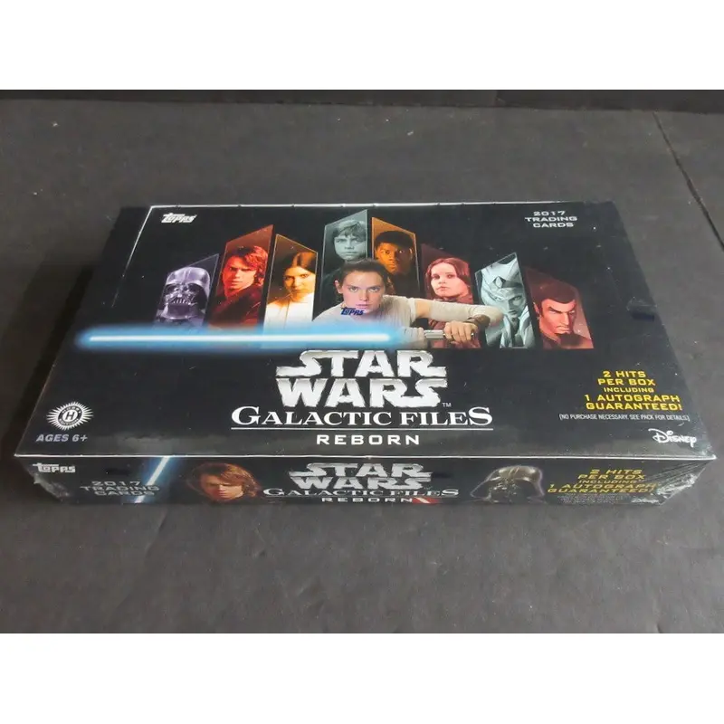 2017 Topps Star Wars Galactic Files Reborn Box (Hobby) (24/8)