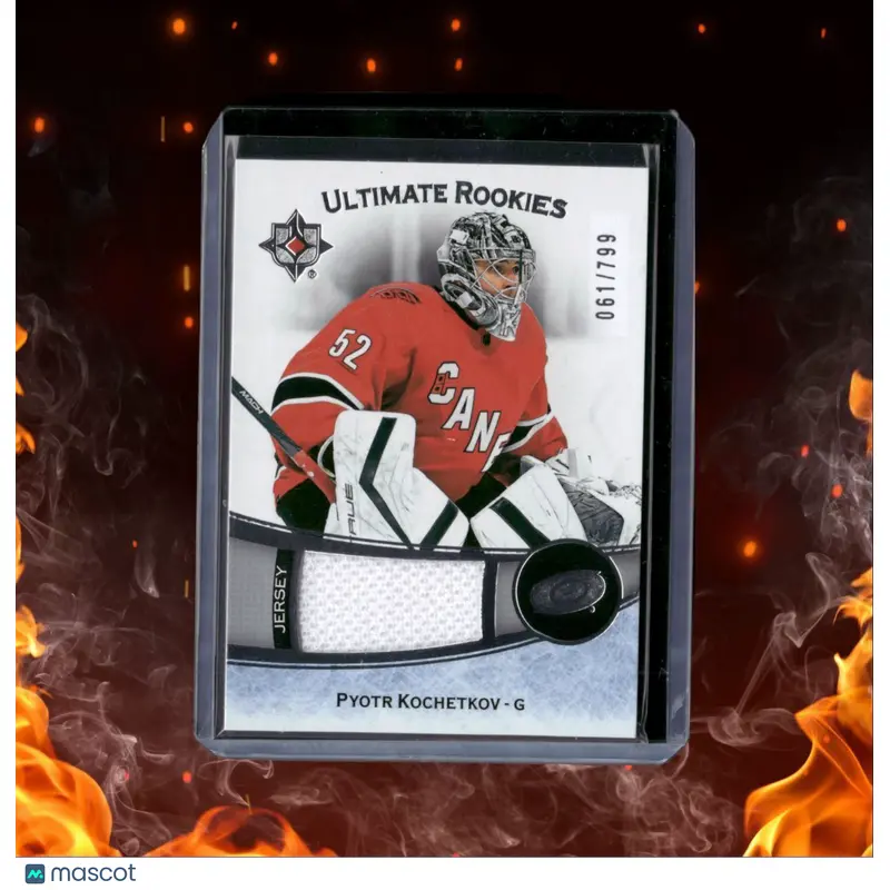 2022-23 Upper Deck Ultimate Pyotr Kochetkov Jersey Rookie 061/799 #155