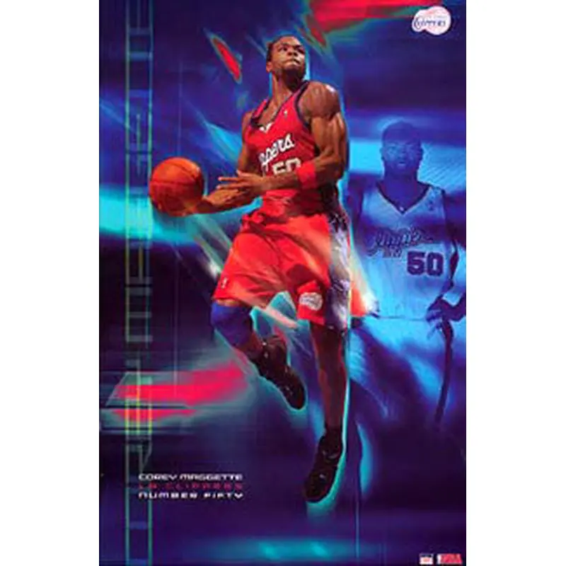 Corey Maggette "Sweet 5-0" Los Angeles Clippers NBA Poster - Starline 2003