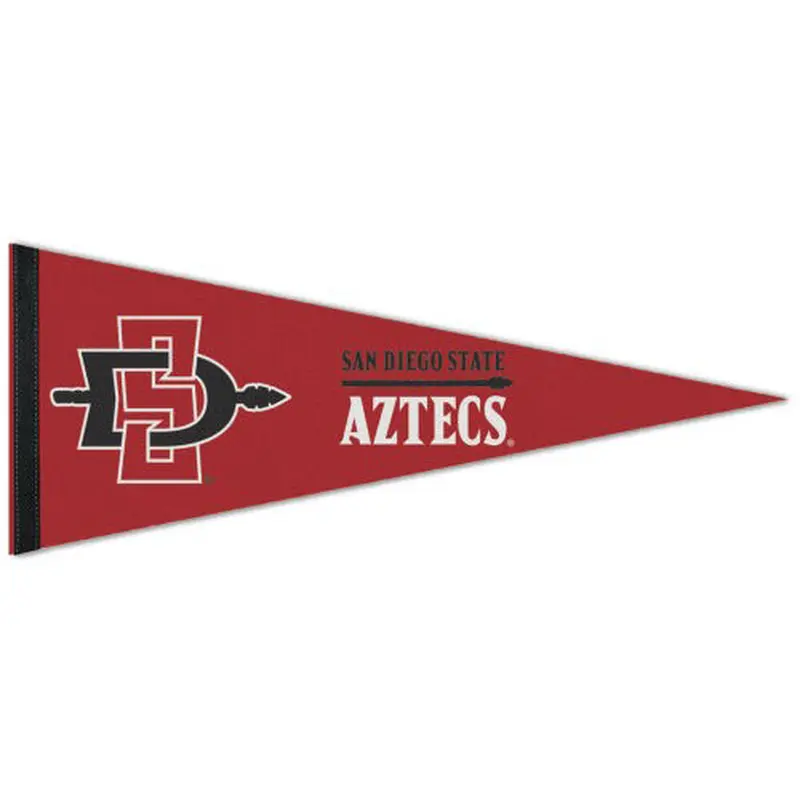 San Diego State University AZTECS NCAA Team Logo Premium Felt Pennant - Wincraft Inc.