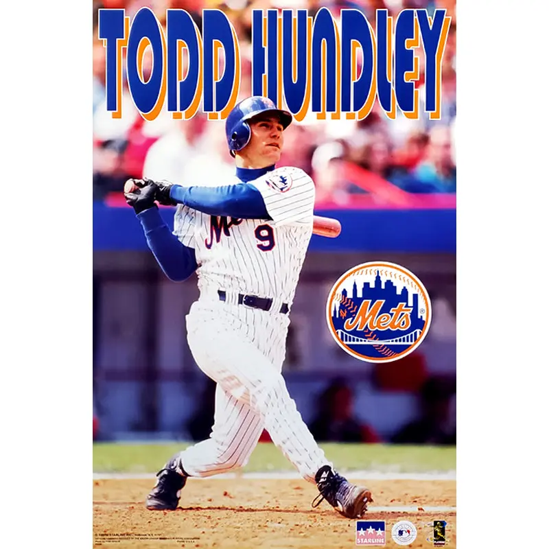Todd Hundley "Power" New York Mets MLB Action Poster - Starline 1997
