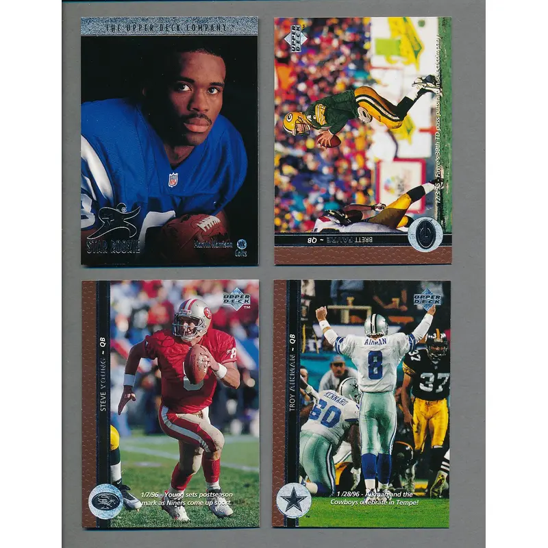 1996 Upper Deck Football Complete Set (300) NM/MT MT