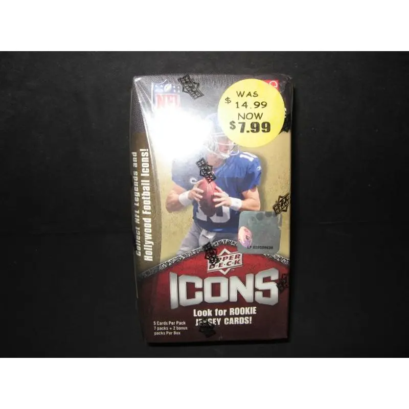 2008 Upper Deck Icons Football Blaster Box (9/5)