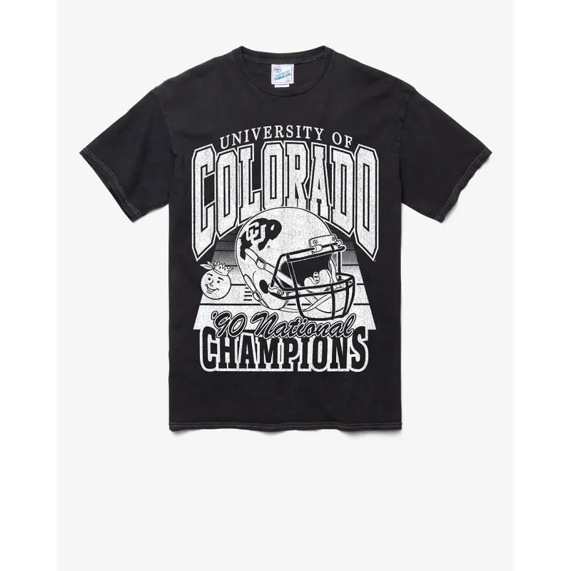 COLORADO BUFFALOES H-CHAMPS MONOCHROME VINTAGE '47 TUBULAR TEE