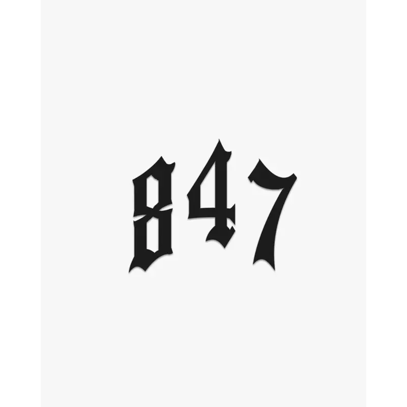 THE (847) VANQUISH PREMIUM DECAL