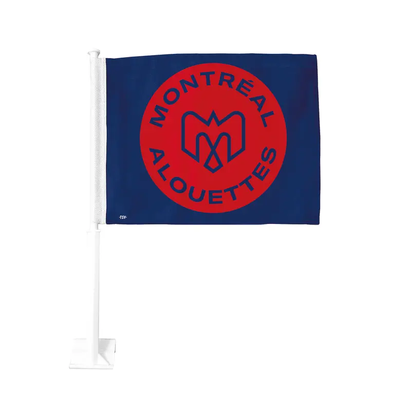 CFL Montreal Alouettes Double-Sided 11x15 Car Flag