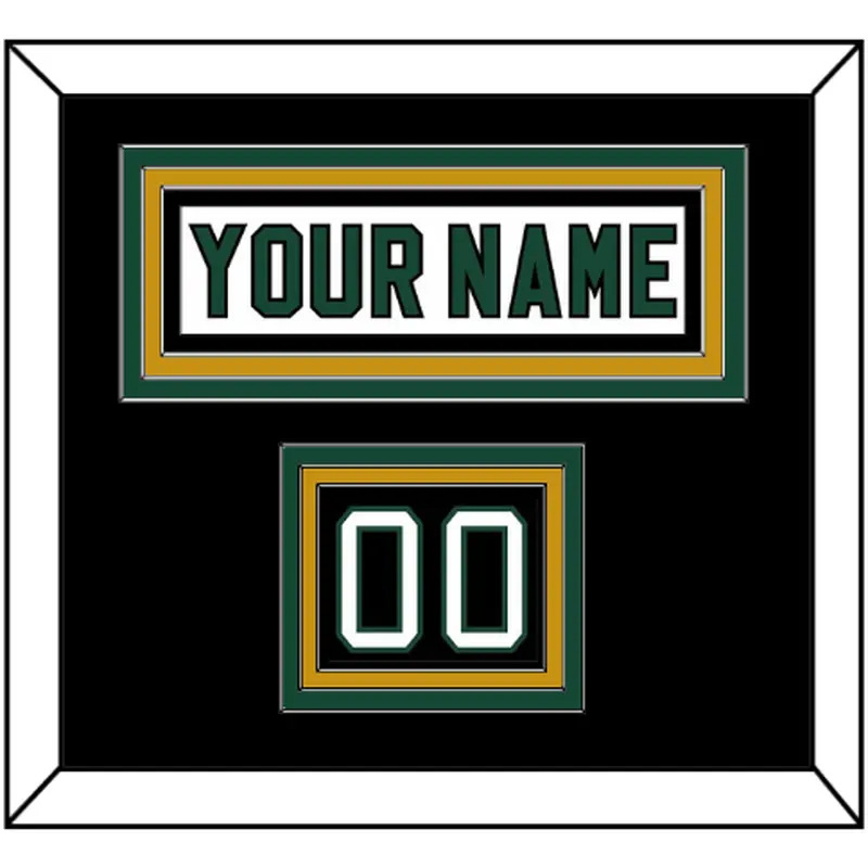 Dallas Nameplate & Number (Shoulder) - Home White (1994-1999) - Triple Mat 4