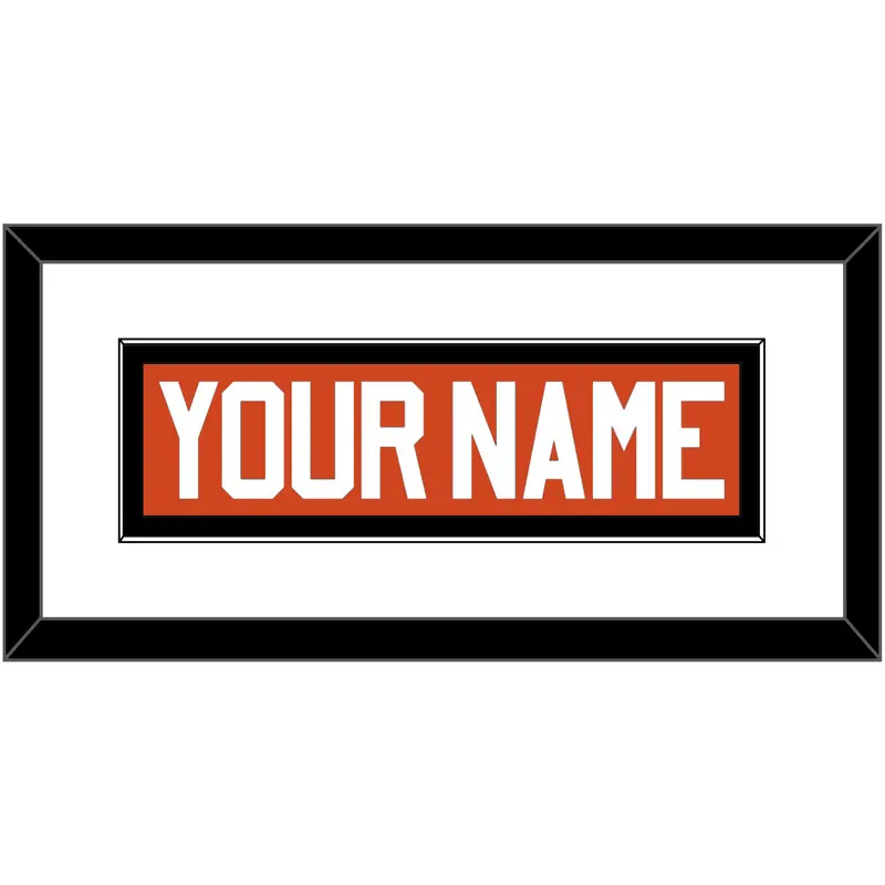 Philadelphia Nameplate - Reverse Retro Orange (2020-2021) - Single Mat 1