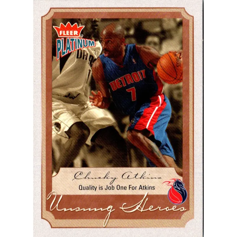 2002 Fleer Platinum Chucky Atkins #150