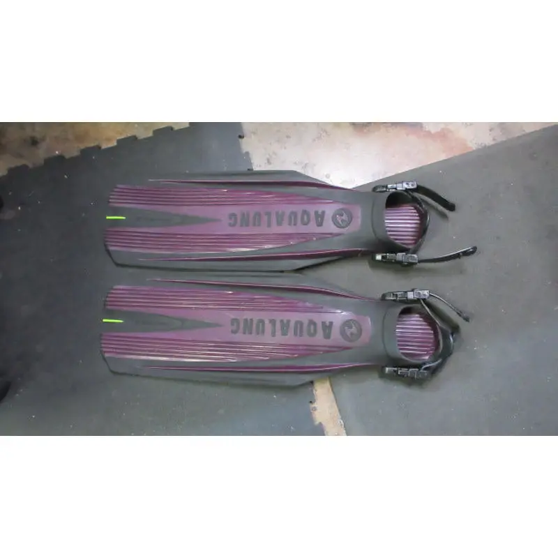Used Aqua Lung Blades 2 24" Swim Fins Adult Size Small - small wear on heels