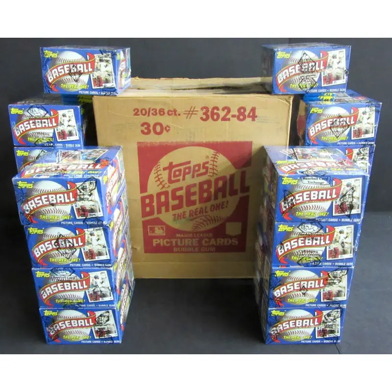 1984 Topps Baseball Unopened Wax Case (20 Box) (BBCE)