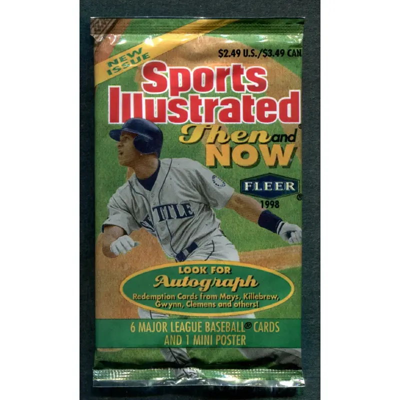 1998 Fleer Sports Illustrated Then and Now Baseball Pack (Pre-Priced)