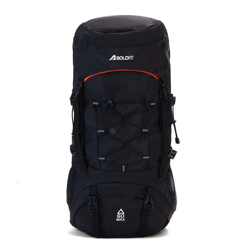Summit Pro Rucksack 60L - Black Boldfit | Kibi Sports
