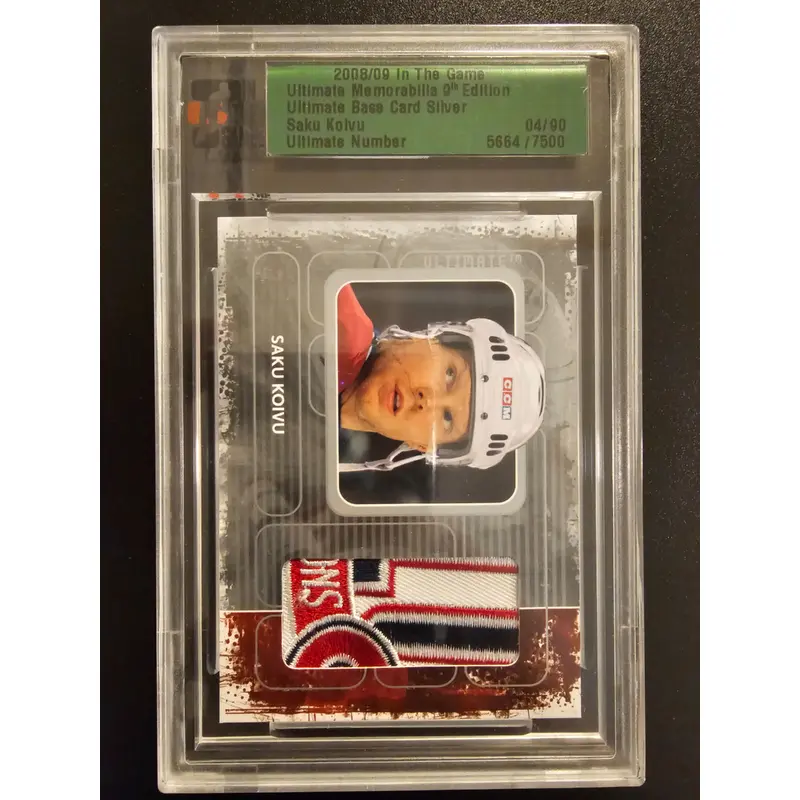 2008-09 In The Game Ultimate Memorabilia 9th Edition Saku Koivu /90