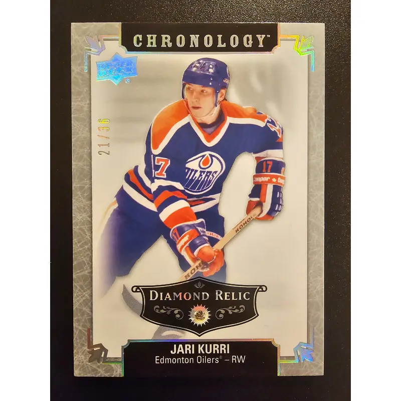 2018-19 Upper Deck Chronology - Diamond Relic Jari Kurri #17 /36